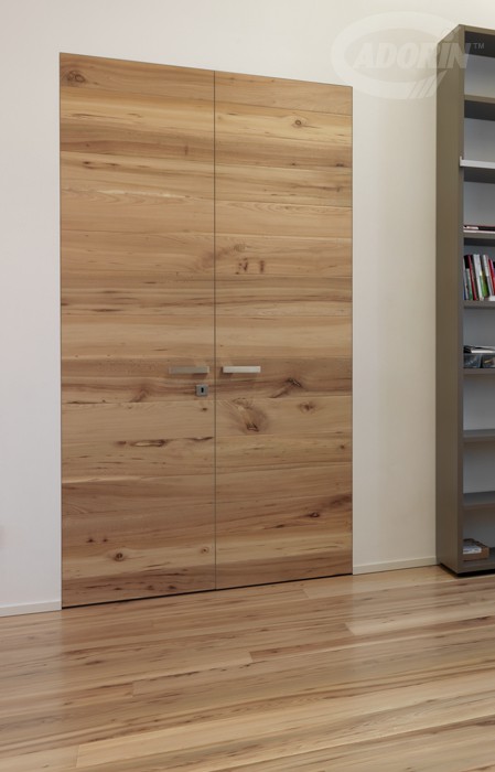 Door covering - Casera Elm - Hand rounded planed, Autumn oiled
