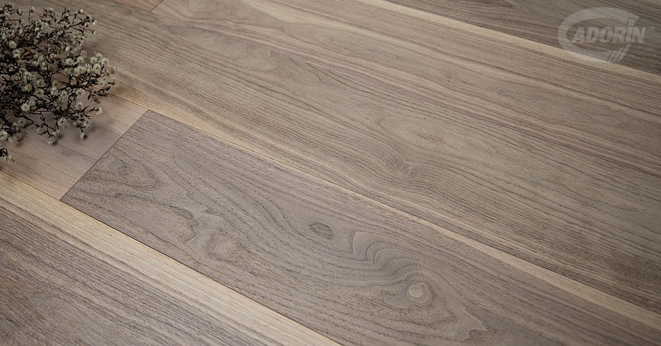 American Walnut wooden floor Raw Effect finish CADORIN