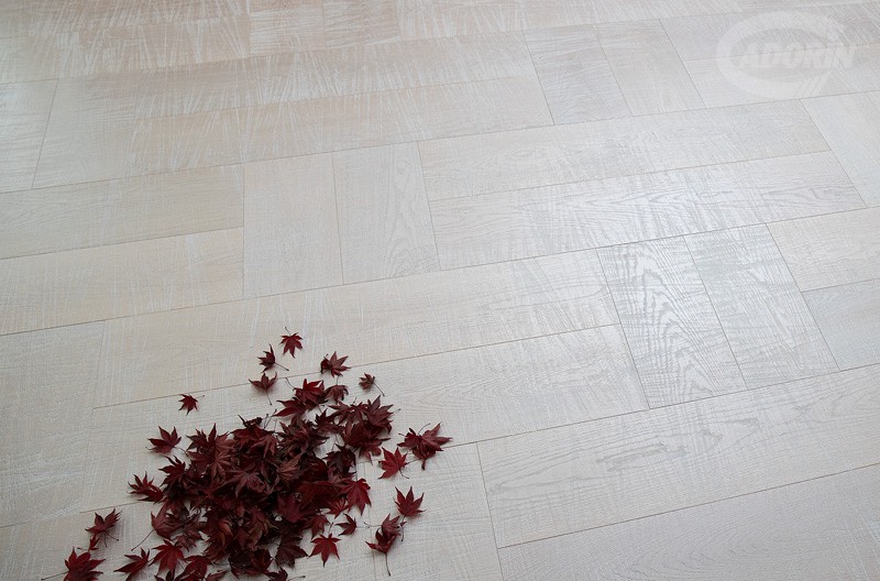 ORCHIDEA MODULE, GOLD DUST and MOTHER-OF-PEARL - Euroepan Oak, saw-cut surface finish