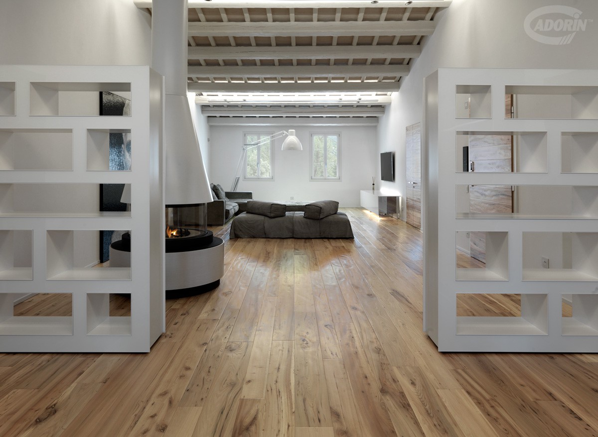 Hand planed and rounded casera elm parquet wood flooring cadorin Parquet piallato a mano