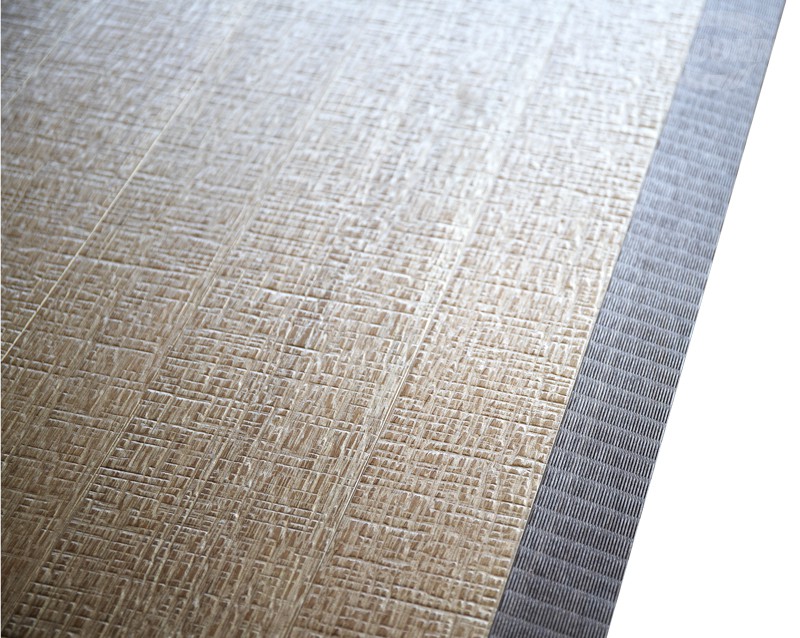 Wooden carpet - Cortec Oak Gold Dust with Tatami Gold Dust edge