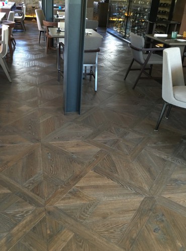 Wood tile floor - 