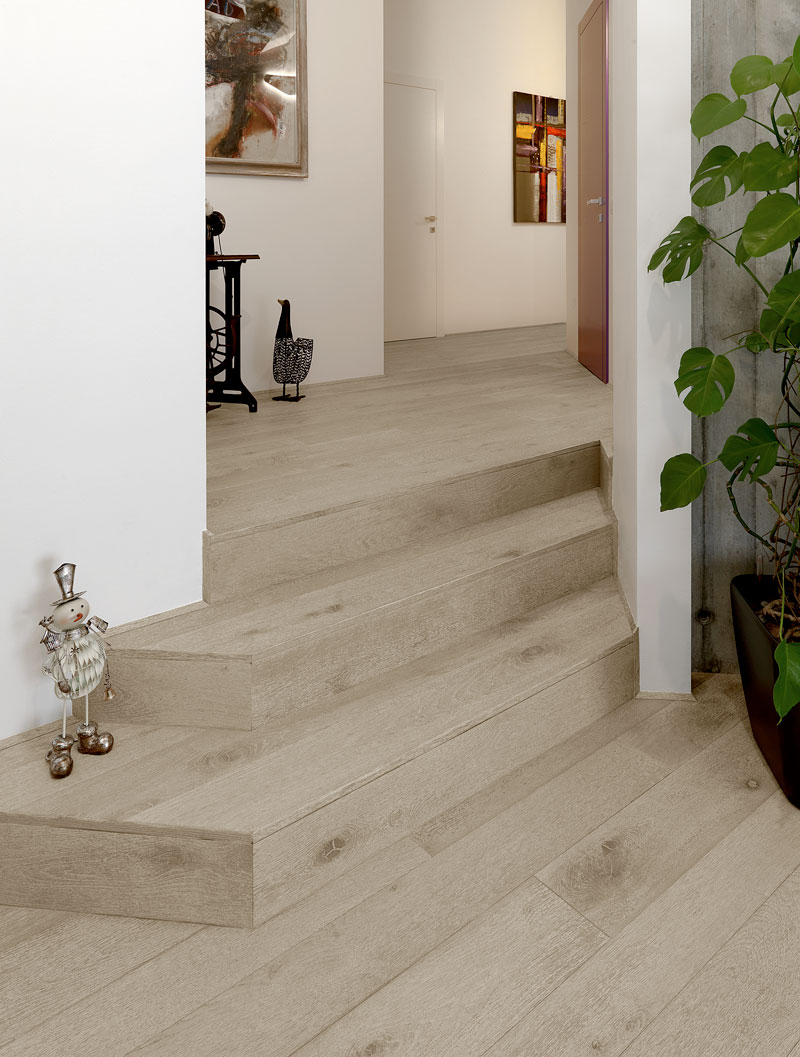 Stair coverings - Sandblasted Rock Quercus